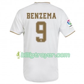 Billige Fotballdrakter Real Madrid Karim Benzema 9 Hjemmedraktsett 2019/20 Kortermet